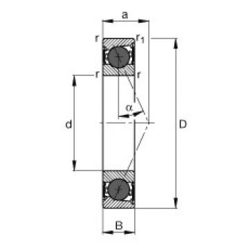 Bantalan HCB7003-E-2RSD-T-P4S FAG