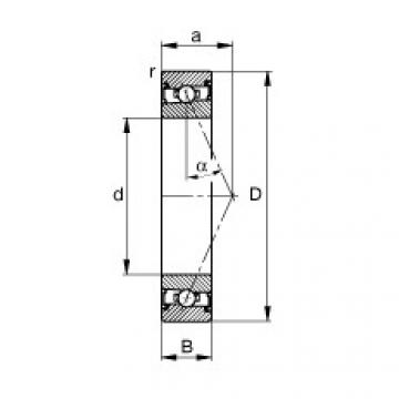 Bantalan HSS7008-E-T-P4S FAG