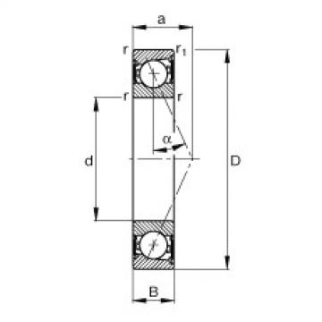 Bantalan B7012-E-2RSD-T-P4S FAG