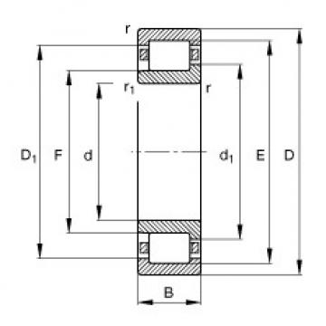 Bantalan NJ319-E-TVP2 FAG