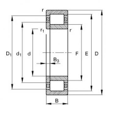 Bantalan NUP234-E-M1 FAG