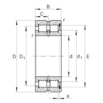 Bantalan SL185018 INA