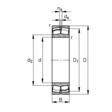 Bantalan 22205-E1 FAG