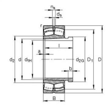 Bantalan 21313-E1-K + AH313G FAG