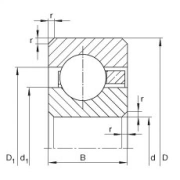 Bantalan CSCA055 INA