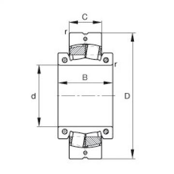 Bantalan 230SM300-MA FAG