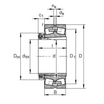 Bantalan 23196-K-MB + H3196-HG FAG