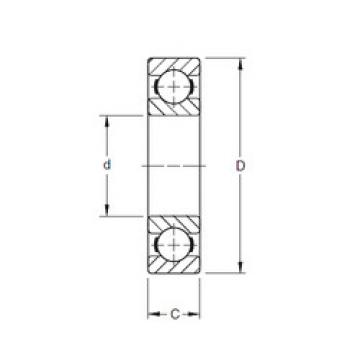 Bantalan 210BIC726 Timken