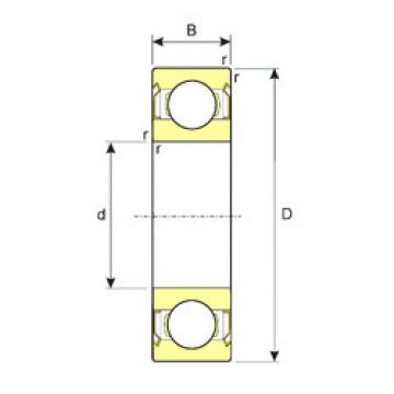 Bantalan SS 61805-2RS ISB