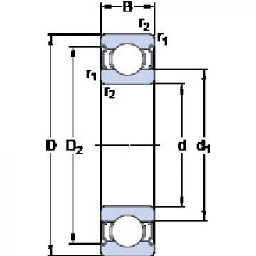 Bantalan 6010-2Z SKF