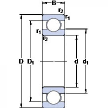 Bantalan 609/670 MA SKF