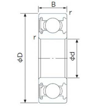 Bantalan 6014NSE NACHI