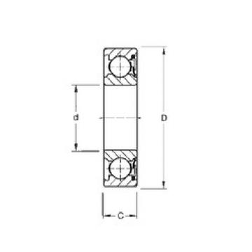 Bantalan 206P Timken