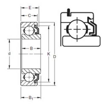 Bantalan 203KLG Timken