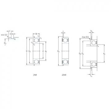 Bantalan 214-ZNR SKF