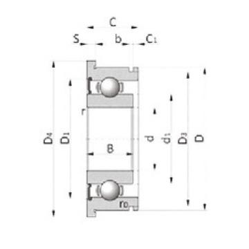 Bantalan AB41658YS05 SNR