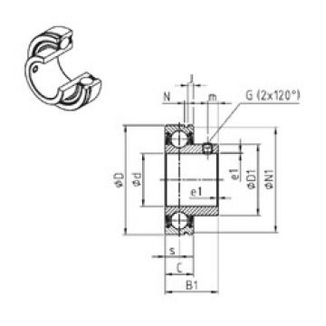 Bantalan CUS209-28 SNR