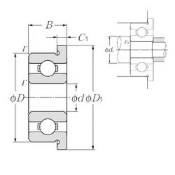 Bantalan FL605 NTN