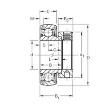 Bantalan GRA108RRB Timken