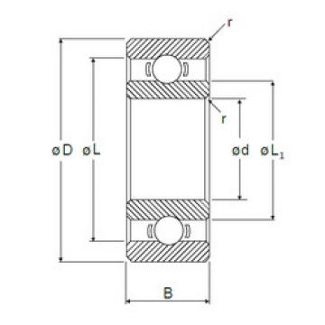 Bantalan L-1040X2 NMB