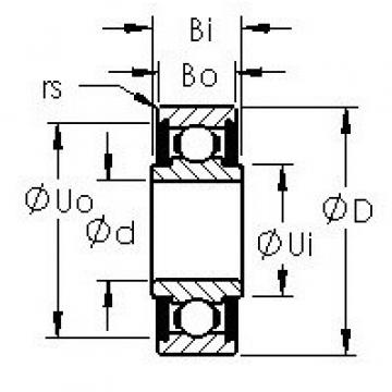 Bantalan SRW2-2RS AST