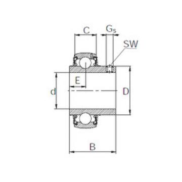 Bantalan UC207 KBC