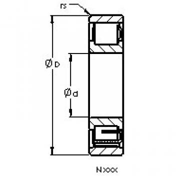 Bantalan N204 AST