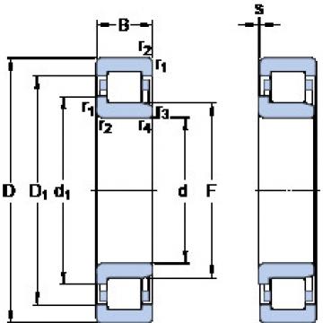 Bantalan NJ 2316 ECP SKF