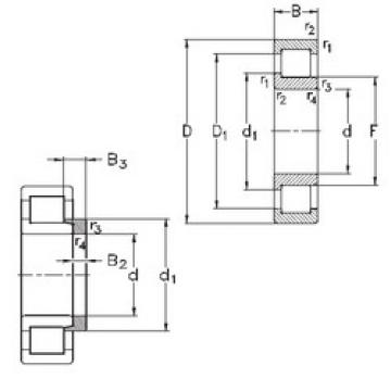 Bantalan NJ226-E-M6+HJ226-E NKE