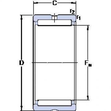 Bantalan RNA 69/22 SKF