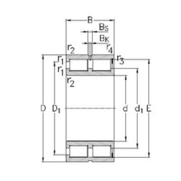 Bantalan NNCF4848-V NKE