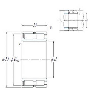 Bantalan NNCF4996V NSK