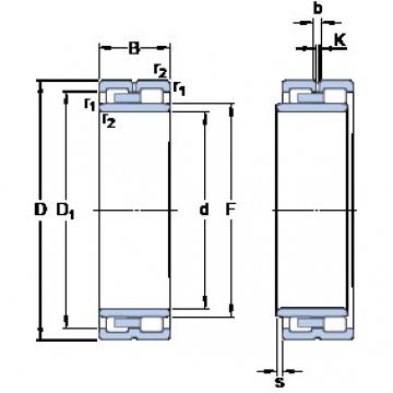 Bantalan NNU 4960 B/SPW33 SKF