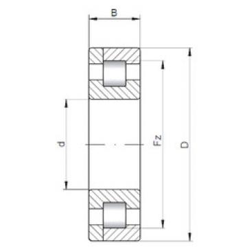 Bantalan NP205 E CX