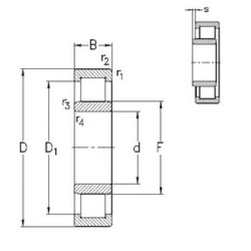 Bantalan NU2210-E-M6 NKE