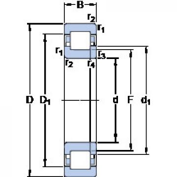 Bantalan NUP 2214 ECP SKF