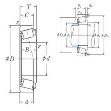 Bantalan HR30221J NSK