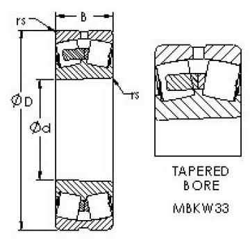 Bantalan 22214MBKW33 AST