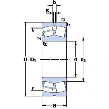 Bantalan 23168 CC/W33 SKF