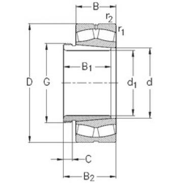 Bantalan 22240-K-MB-W33+AH2240 NKE