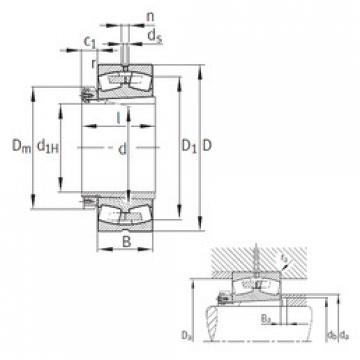 Bantalan 230/530-B-K-MB+H30/530 FAG