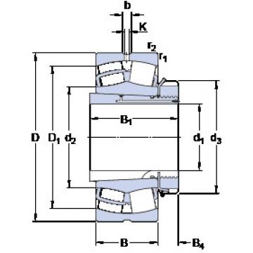 Bantalan 22244 CCK/W33 + OH 3144 H SKF