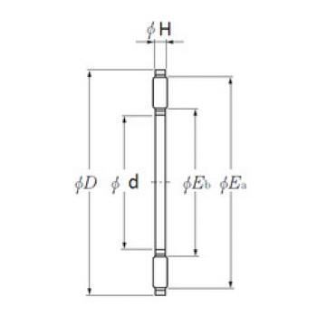 Bantalan AXK1132 NTN