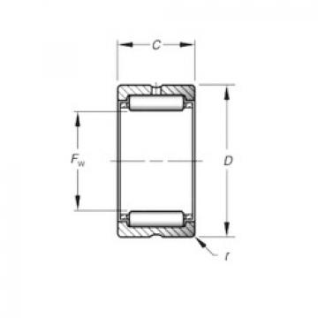 Bantalan HJ-182616 Timken