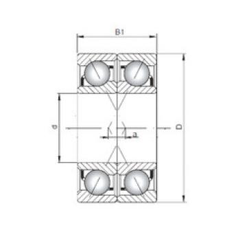 Bantalan 7008 BDF ISO