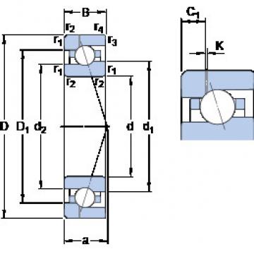 Bantalan 7005 ACE/P4AH1 SKF