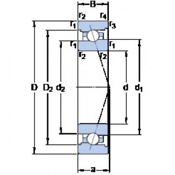 Bantalan 7006 ACB/HCP4A SKF