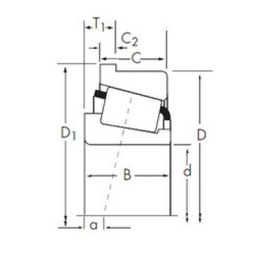 Bantalan 26112/26283-B Timken