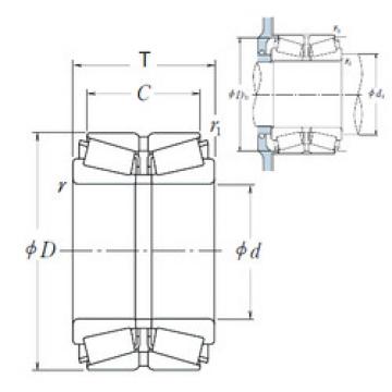 Bantalan HR90KBE42+L NSK