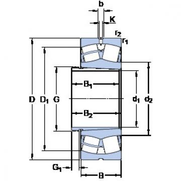 Bantalan 22230 CCK/W33 + AHX 3130 G SKF